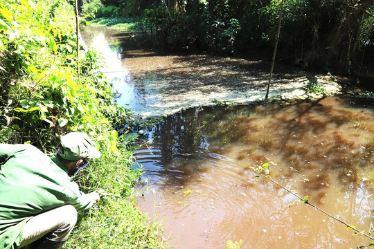 UBND tỉnh Lâm Đồng chỉ đạo kiểm tra, xác minh thông tin ô nhiễm nguồn nước tại suối Đạ Gùi