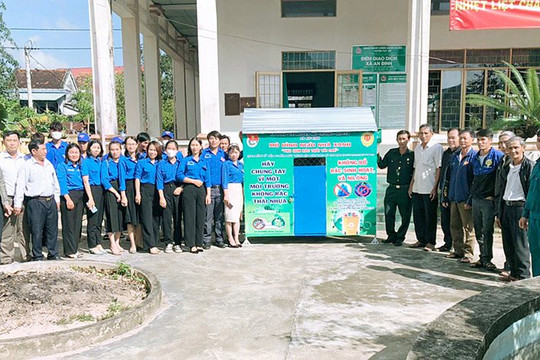 Tuy An (Phú Yên): Đưa mô hình Ngôi nhà xanh, phòng chống rác thải nhựa vào hoạt động