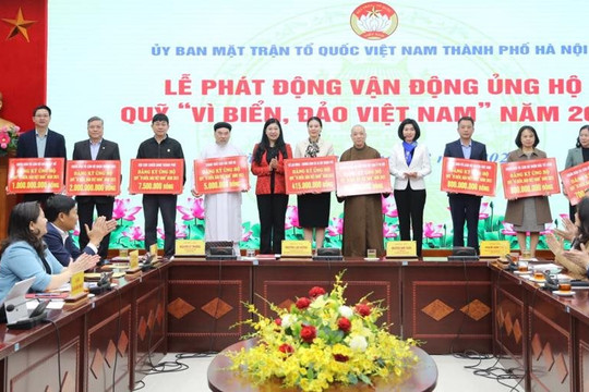 34 đơn vị đăng ký ủng hộ 30.877 triệu đồng Quỹ “Vì biển, đảo Việt Nam”