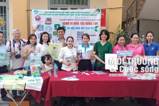AWATEN tại TP. Hồ Chí Minh phối hợp với Hội Liên hiệp Phụ nữ huyện Hóc Môn hành động vì môi trường 