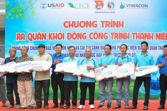 Thanh niên Đà Nẵng ra quân bảo vệ nguồn nước, cảnh quan môi trường