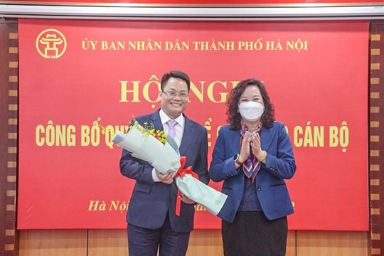 Ông Nguyễn Việt Hùng được bổ nhiệm giữ chức Giám đốc Sở Thông tin và Truyền thông Hà Nội