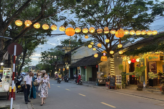Quảng Nam: Từ 15/5, đường Phan Châu Trinh ở Hội An trở thành phố đi bộ