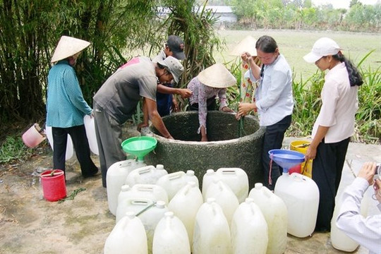 Thanh Hóa: Huyện Nga Sơn thiếu nước sạch do xâm nhập mặn