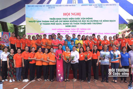 TP. Hồ Chí Minh: Phụ nữ quận 10 hành động vì môi trường xanh - sạch - đẹp