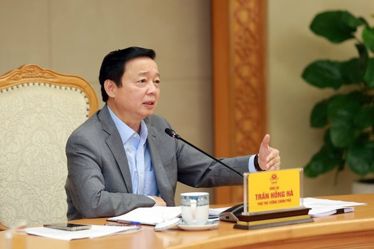Phó Thủ tướng Trần Hồng Hà thôi giữ chức Bộ trưởng Bộ Tài nguyên- Môi trường