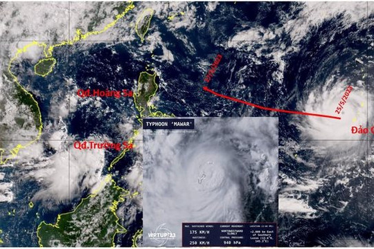Việt Nam theo dõi sát diễn biến siêu bão Mawar