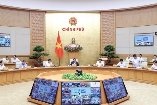 Thủ tướng Phạm Minh Chính chủ trì phiên họp Chính phủ thường kỳ tháng 5/2023 với các địa phương