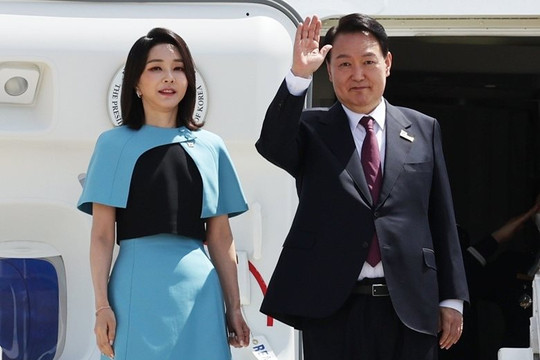 Tổng thống Hàn Quốc và phu nhân thăm chính thức Việt Nam
