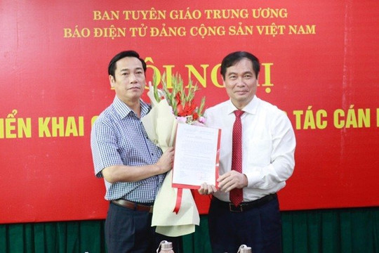 Nhà báo Nguyễn Công Dũng phụ trách Báo điện tử Đảng Cộng sản Việt Nam từ ngày 1/7