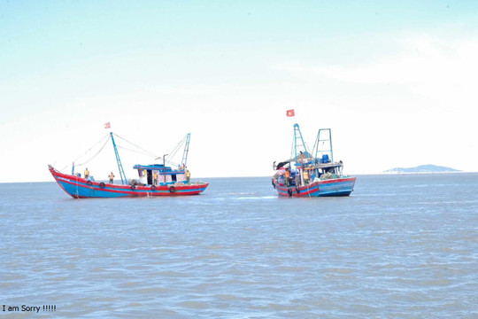 Hà Tĩnh: Bắt 2 tàu dùng lưới giã cào đánh bắt hải sản trái phép