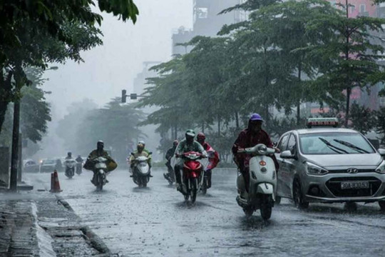 Dự báo thời tiết Hà Nội ngày 18/7/2023: Trời mưa to đến rất to