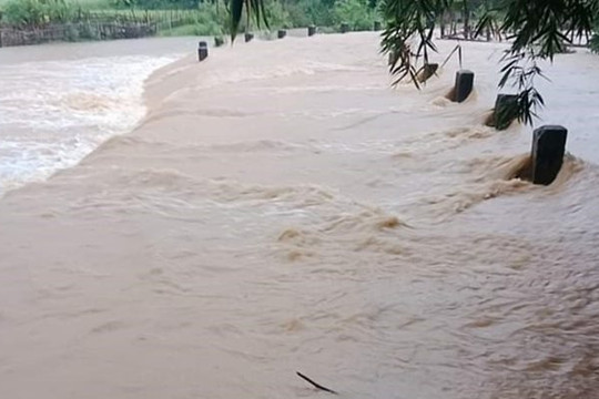 Thanh Hóa: Cảnh báo lũ quét, sạt lở đất do mưa lũ