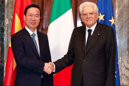 Toàn văn tuyên bố chung về tăng cường quan hệ Đối tác Chiến lược Việt Nam-Italy