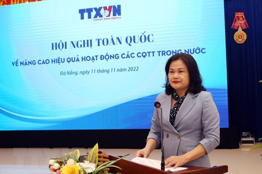 Bà Nguyễn Thị Sự được bổ nhiệm giữ chức Phó Tổng Giám đốc Thông tấn xã Việt Nam