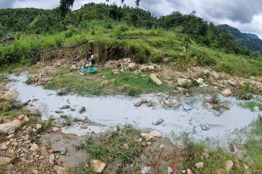 Quảng Nam: Kết quả kiểm tra mỏ vàng Bãi Ruộng xả thải ra môi trường