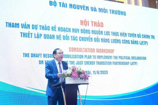 Thu hút nguồn lực hỗ trợ Việt Nam chuyển đổi năng lượng công bằng