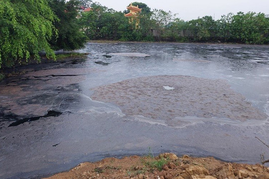Vĩnh Phúc: Kiểm tra, làm rõ về sự cố gây ô nhiễm môi trường tại cụm CN Hương Canh