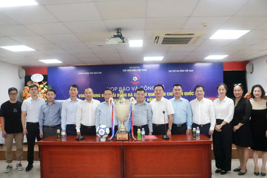 Công bố Vòng chung kết Giải bóng đá các cơ quan báo chí toàn quốc Press Cup lần thứ 7 năm 2023