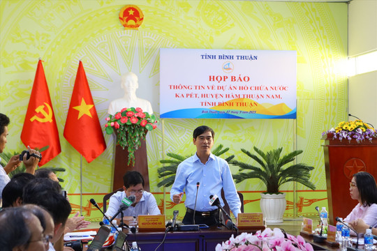Bình Thuận tổ chức họp báo về việc lấy hơn 600 ha rừng làm hồ Ka Pét