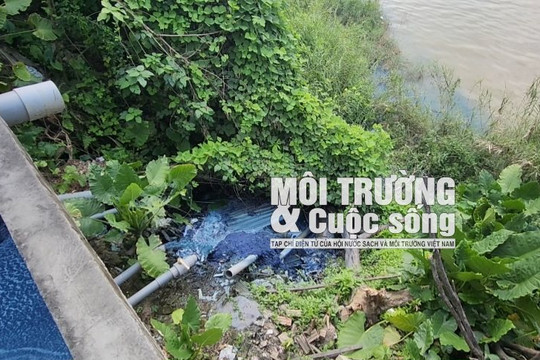 Long Biên (Hà Nội): Nguy cơ ô nhiễm môi trường từ xả thải của xưởng giặt mài Bảo Linh