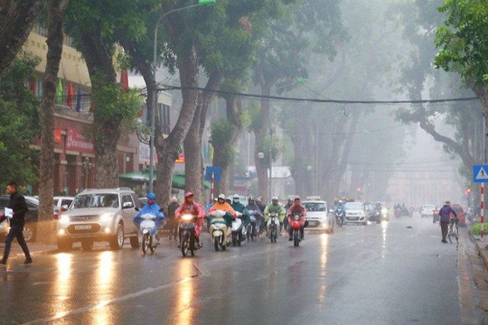 Dự báo thời tiết Hà Nội ngày 11/09/2023: Trời nhiều mây, có mưa rào
