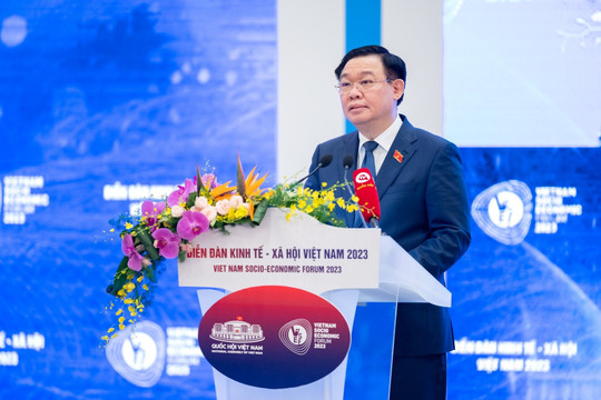 Toàn văn phát biểu của Chủ tịch Quốc hội Vương Đình Huệ bế mạc Diễn đàn kinh tế-xã hội Việt Nam năm 2023