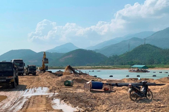 Quảng Nam tăng cường kiểm tra, xử lý vi phạm khai thác khoáng sản