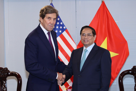 Thủ tướng: Đề nghị Hoa Kỳ tăng cường hợp tác và hỗ trợ Việt Nam ứng phó với biến đổi khí hậu