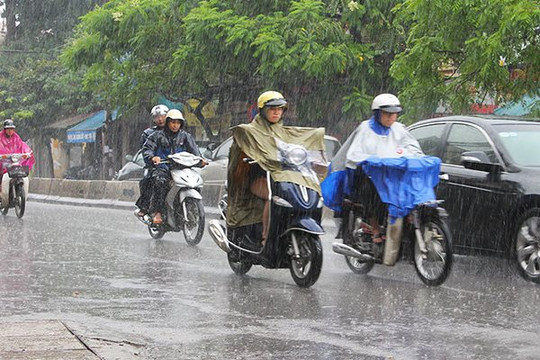 Dự báo thời tiết Hà Nội ngày 27/09/2023: Trời mưa vừa, mưa to