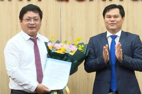 Ông Võ Minh Vương giữ chức Phó Giám đốc Sở Tài nguyên và Môi trường tỉnh Quảng Ngãi