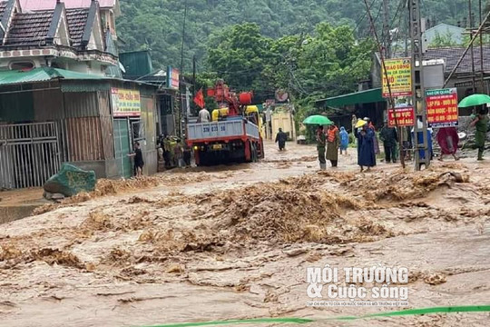 Nghệ An: Ban hành Công điện chỉ đạo tập trung ứng phó và khắc phục hậu quả mưa lũ