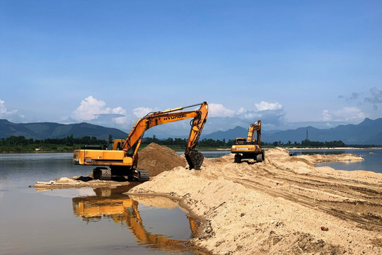 Trữ lượng cát ở Đồng bằng sông Cửu Long đang cạn dần