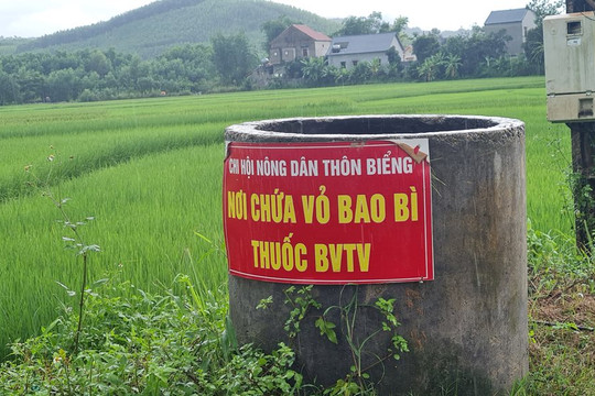 Bắc Giang tăng cường thu gom, xử lý bao bì thuốc bảo vệ thực vật