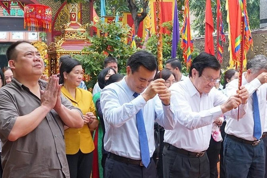 Lễ giỗ lần thứ 723 Quốc công tiết chế Hưng Đạo Đại vương Trần Quốc Tuấn tại TP Hồ Chí Minh