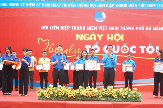 Hơn 500 hội viên, thanh niên Đà Nẵng tham gia Ngày hội “Tôi yêu Tổ quốc tôi”