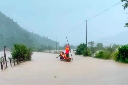 Quảng Trị ban hành công điện khẩn ứng phó mưa lũ
