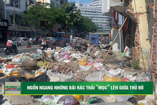 [VIDEO] Ngổn ngang những bãi rác thải “mọc” lên giữa Thủ đô