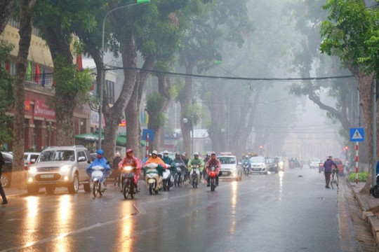 Dự báo thời tiết Hà Nội ngày 24/10: Trời có mưa vài nơi