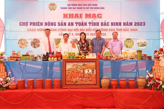 Hội Nông dân tỉnh Bắc Ninh tổ chức Chợ phiên nông sản an toàn năm 2023