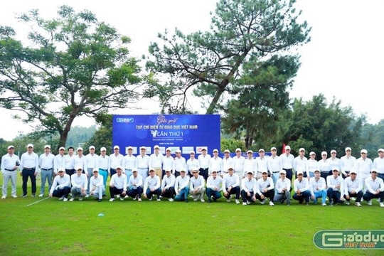 Tạp chí điện tử Giáo dục Việt Nam tổ chức thành công giải golf gây quỹ vì trẻ em nghèo