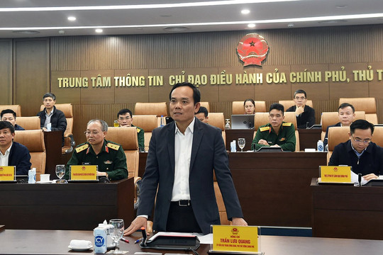 Phó Thủ tướng Trần Lưu Quang  chỉ đạo công tác phòng, chống mưa lũ tại Thừa Thiên Huế