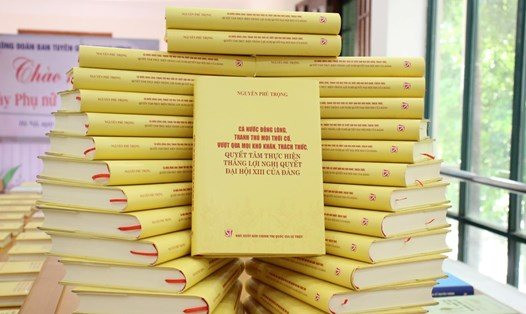Ra mắt sách của Tổng bí thư Nguyễn Phú Trọng về khát vọng đất nước giàu mạnh, văn minh