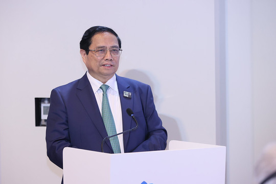 Thủ tướng chủ trì sự kiện huy động tài chính thực hiện cam kết của Việt Nam về biến đổi khí hậu