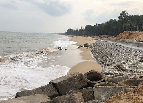 Trà Vinh phê duyệt dự án kè chống sạt lở bờ biển với 140 tỷ đồng