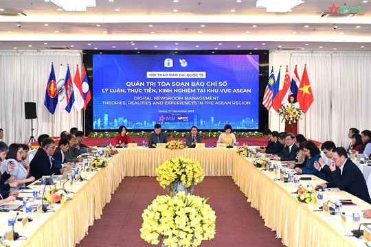 Hội thảo người làm báo ASEAN với kinh nghiệm quản trị tòa soạn báo chí số