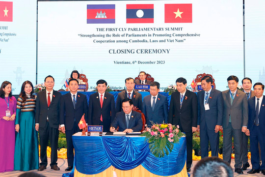 Hội nghị Cấp cao Quốc hội Campuchia-Lào-Việt Nam thành công tốt đẹp, 3 nước ra tuyên bố chung
