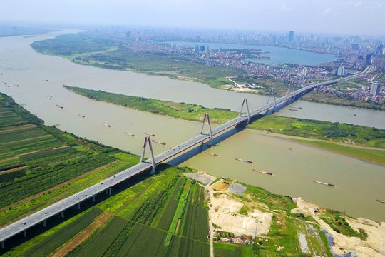 Hà Nội đề xuất xây dựng tàu điện treo 1 ray dọc hai bờ sông Hồng