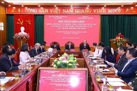 Cố Thủ tướng Phan Văn Khải – Nhà lãnh đạo xuất sắc của Đảng và Nhà nước, người con ưu tú của Thành phố Hồ Chí Minh