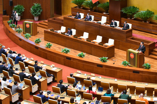 Thông cáo báo chí số 1 Kỳ họp bất thường lần thứ 5, Quốc hội khóa XV